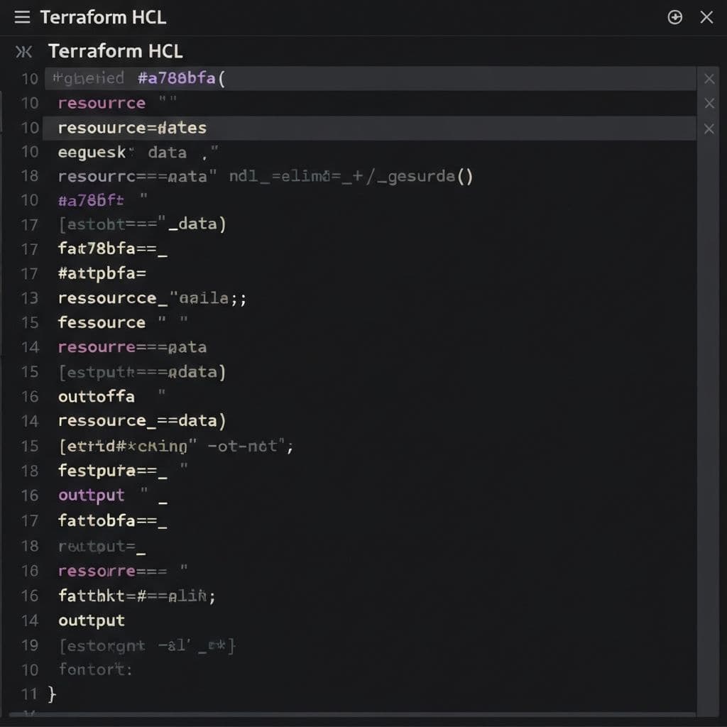 Configuración Terraform para provisioning declarativo