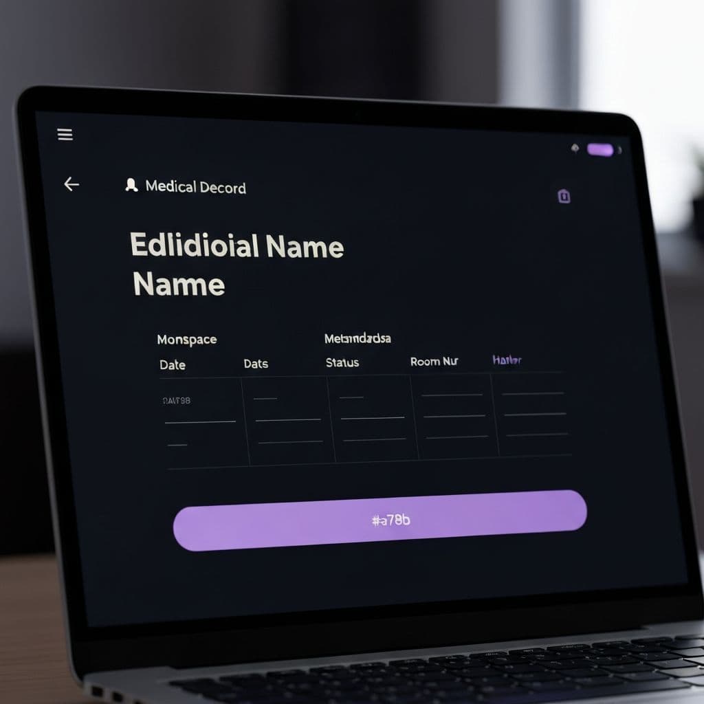 Vista de detalle de paciente con metadata clínica